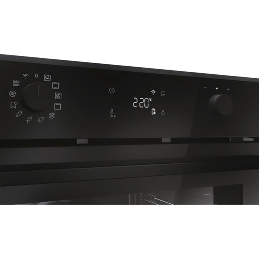 Haier ID Series 2 Built In Electric Single Oven - Black - Control panel